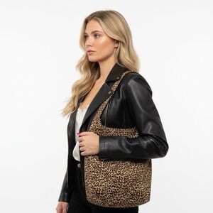 LEOPARD PRINT TOTE BAG WOMAN